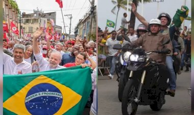 Na BA, Lula, Ciro e Tebet participam de cortejo e Bolsonaro, de motociata