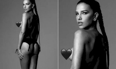 Mariana Rios posa de topless para comemorar seus 37 anos: "Tô de parabéns"