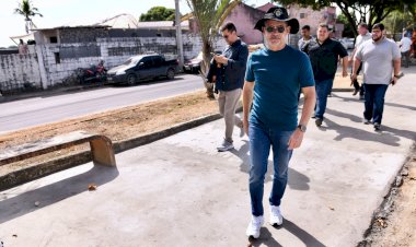 Prefeito David Almeida vistoria ações de recuperação viária na zona Centro-Oeste de Manaus