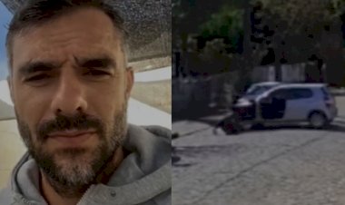 Ex-BBB é arrastado por carro e mostra acidente na web: 'Um segundo de distração'