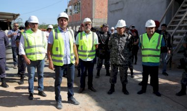 Governador Wilson Lima vistoria construção do novo Batalhão da Rocam