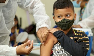 Prefeitura de Manaus começa a vacinar crianças a partir de 3 anos contra a Covid-19