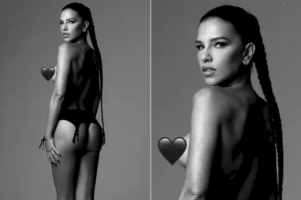 Mariana Rios posa de topless para comemorar seus 37 anos: "Tô de parabéns"