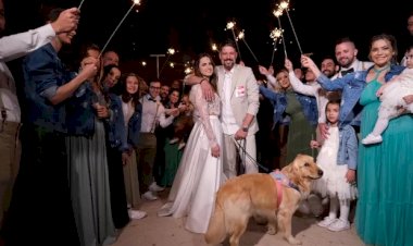 Mari Palma e Phelipe Siani se casam no interior de São Paulo: "Nossa história já estava escrita"