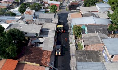 Programa ‘Asfalta Manaus’ chega pela primeira vez no bairro Armando Mendes