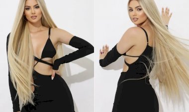 Ex-BBB Eslovênia Marques surge loira e grava reação de amigas ao novo visual: "E aí?"