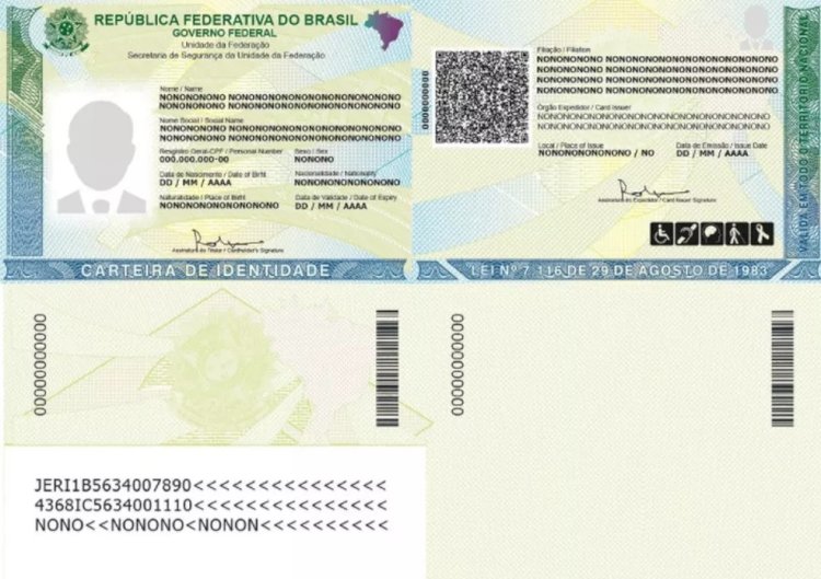 Nova carteira de identidade: documento poderá ser emitido em cartão plástico