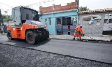 Prefeitura de Manaus avança nas obras do programa ‘Asfalta Manaus' no bairro Santa Etelvina