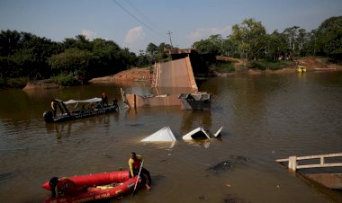 Buscas por desaparecidos após queda de ponte no AM entram no 3º dia