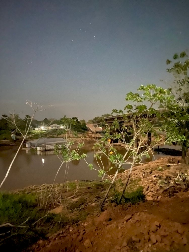 Ponte interditada na BR-319 desaba e isola região no AM