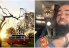 Brasileiro que morreu em Ushuaia, na Argentina, era de SP e viajava de Kombi pela América do Sul com sua gata havia 4 anos