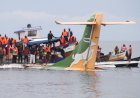 Avião cai em lago na Tanzânia
