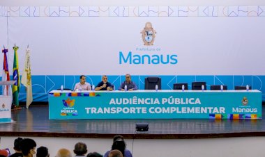 Prefeitura de Manaus realiza audiência pública para discutir modal de transporte Complementar