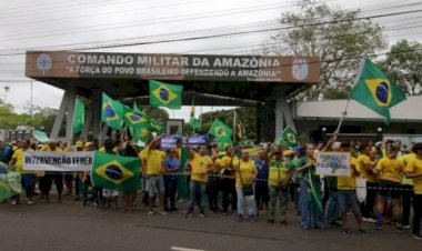 No AM, Justiça Federal determina limites para protestos de bolsonaristas; não pode incitar golpe