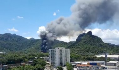 Incêndio atinge área dos Estúdios Globo, no Rio de Janeiro