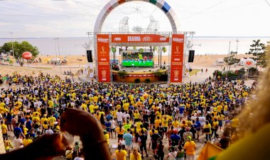 Brahma Fest e Prefeitura de Manaus reúnem mais de 8 mil torcedores da Seleção Brasileira no anfiteatro da Ponta Negra