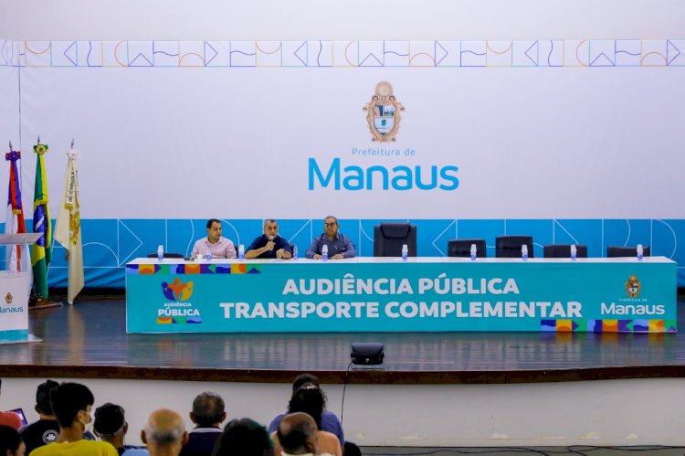 Prefeitura de Manaus realiza audiência pública para discutir modal de transporte Complementar
