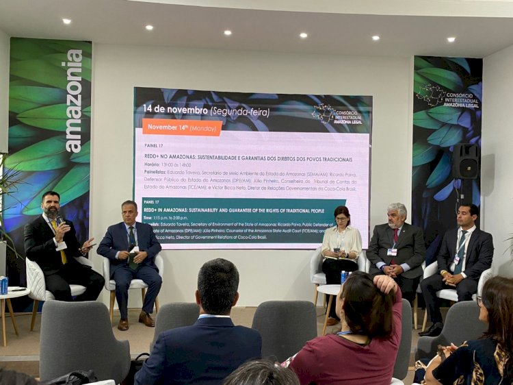 Lançamento do mercado de carbono e parceria com a WCS marcam primeiro dia do Amazonas na COP 27