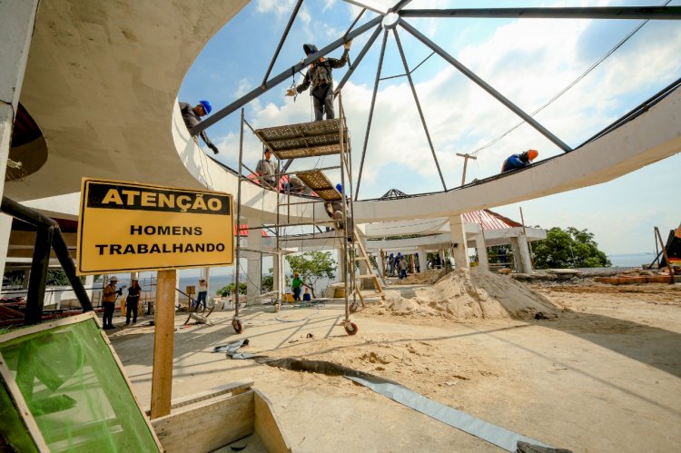 Prefeitura de Manaus avança na conclusão da obra do Local Casa de Praia