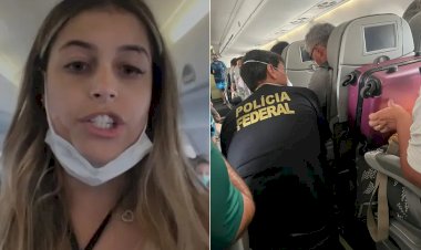 Influencer denuncia homem após ser fotografada sem consentimento em avião: "Tirou fotos enquanto eu dormia"