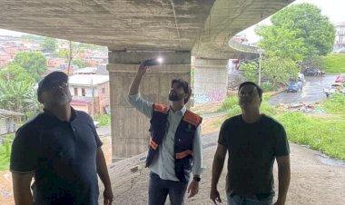 Prefeitura de Manaus afirma inexistência de risco iminente de desmoronamento no viaduto do Boulevard