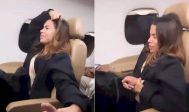 Anitta enfrenta forte turbulência em jatinho particular