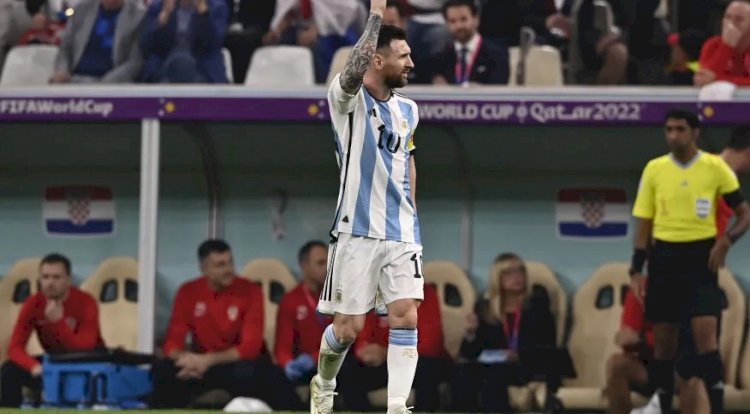 Com show de Messi, Argentina atropela Croácia e se classifica para a 6ª final de Copa na história