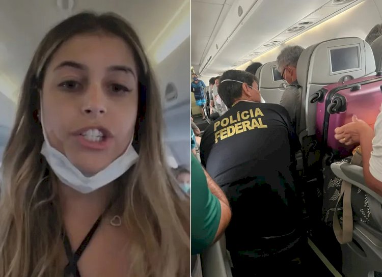 Influencer denuncia homem após ser fotografada sem consentimento em avião: "Tirou fotos enquanto eu dormia"