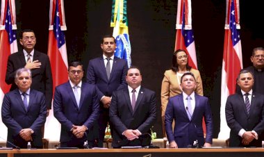 Empossado novamente governador, Wilson Lima diz que seguirá ouvindo a população para conduzir os destinos do Amazonas