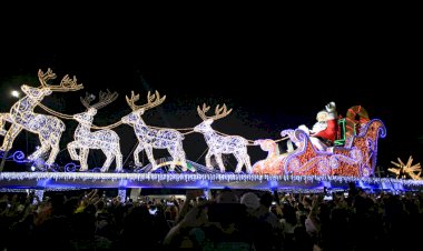 Decoração natalina feita pela Prefeitura de Manaus na Ponta Negra tem últimos dias de visitação