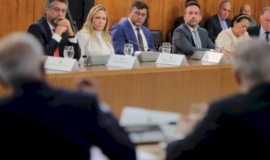Em Brasília, Wilson Lima participa de reunião com governadores dos 26 estados e Distrito Federal
