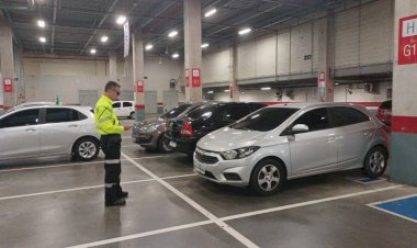 Prefeitura realiza fiscalização em shopping center para garantir uso correto de vagas especiais