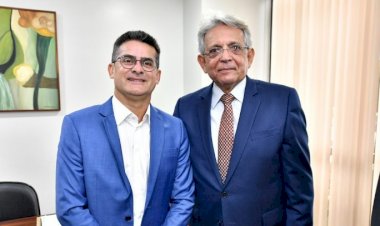 Prefeito participa da posse do secretário de Desenvolvimento Econômico, Ciência, Tecnologia e Inovação, Pauderney Avelino