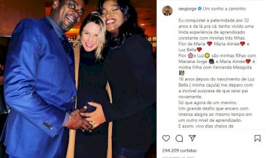 Seu Jorge não consegue registrar filho como ‘Samba’ após recusa de cartório em SP; para oficial, nome é ‘incomum’, e juiz irá decidir