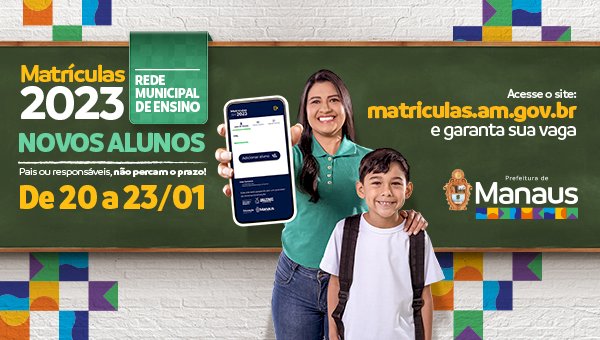 Atenção pais que desejam matricular seus filhos na rede pública municipal de ensino!