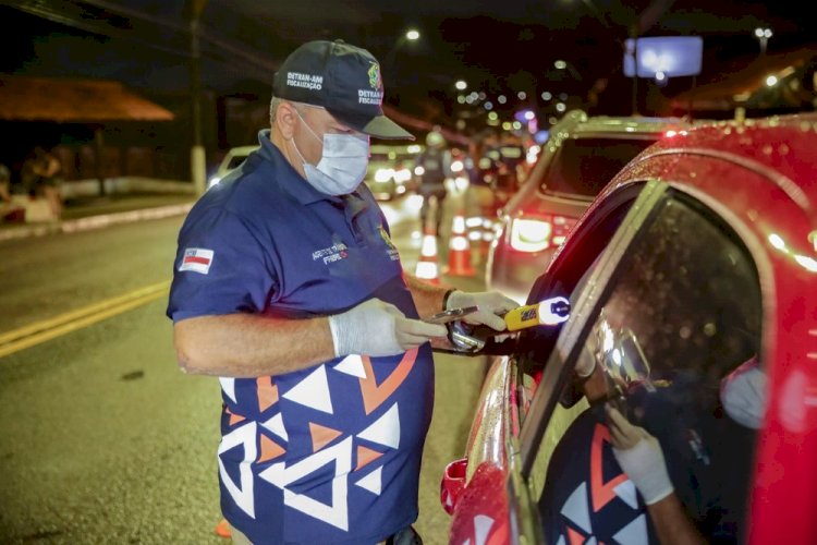 Detran faz operações contra embriaguez ao volante até a Quarta de Cinzas no AM