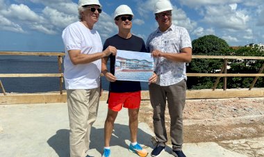 Obras do mirante Lúcia Almeida e Local Casa de Praia avançam e recebem vistoria técnica neste domingo