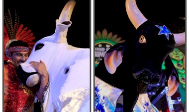 Caprichoso e Garantido lotam o Sambódromo em noite de estreia do ‘Ensaio dos bumbás’
