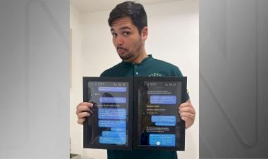 Influenciador emoldura xingamentos que teria recebido de Neymar