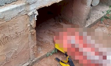 Mulher é resgatada viva após ser colocada dentro de túmulo em MG