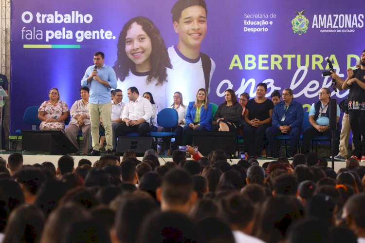 Governador Wilson Lima anuncia convocação de 299 aprovados no concurso da Secretaria de Educação