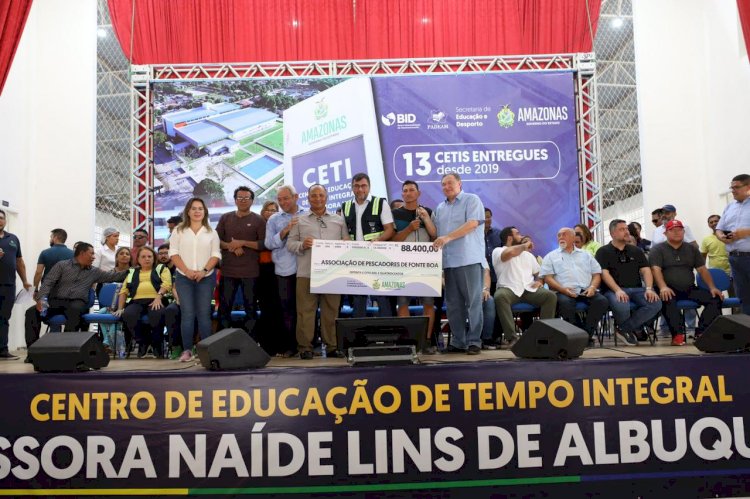 Em Fonte Boa, Wilson Lima entrega equipamentos a associações rurais beneficiadas com fomento do FPS