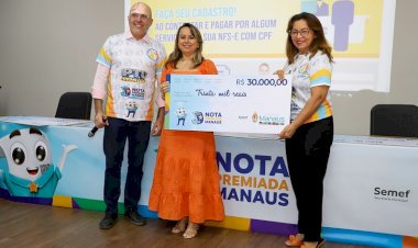 Prefeitura de Manaus contempla 27 felizardos do segundo sorteio do ano da campanha ‘Nota Premiada’