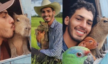 Tiktoker do AM que mostrava rotina com capivara é multado em mais de R$ 17 mil pelo Ibama