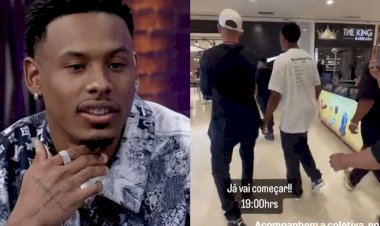 Paulo André vai a shopping e ninguém o aborda; veja o vídeo