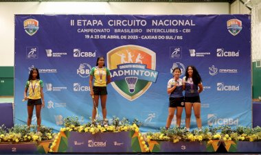 Atletas do ‘Manaus Esportiva’ conquistam medalhas em 2ª Etapa do Circuito Nacional de Badminton, no Rio Grande do Sul