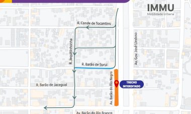 Prefeitura interdita trecho para construção de complexo viário que dará acesso a avenida das torres