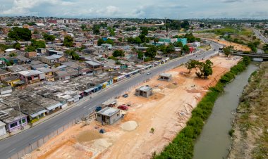 Prefeitura avança com construção de quadras e quiosques do parque Amazonino Mendes
