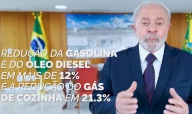 Em vídeo, Lula celebra preços de combustíveis “abrasileirados”