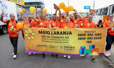 Prefeitura realiza caminhada de sensibilização em combate ao abuso e à exploração sexual infanto-juvenil